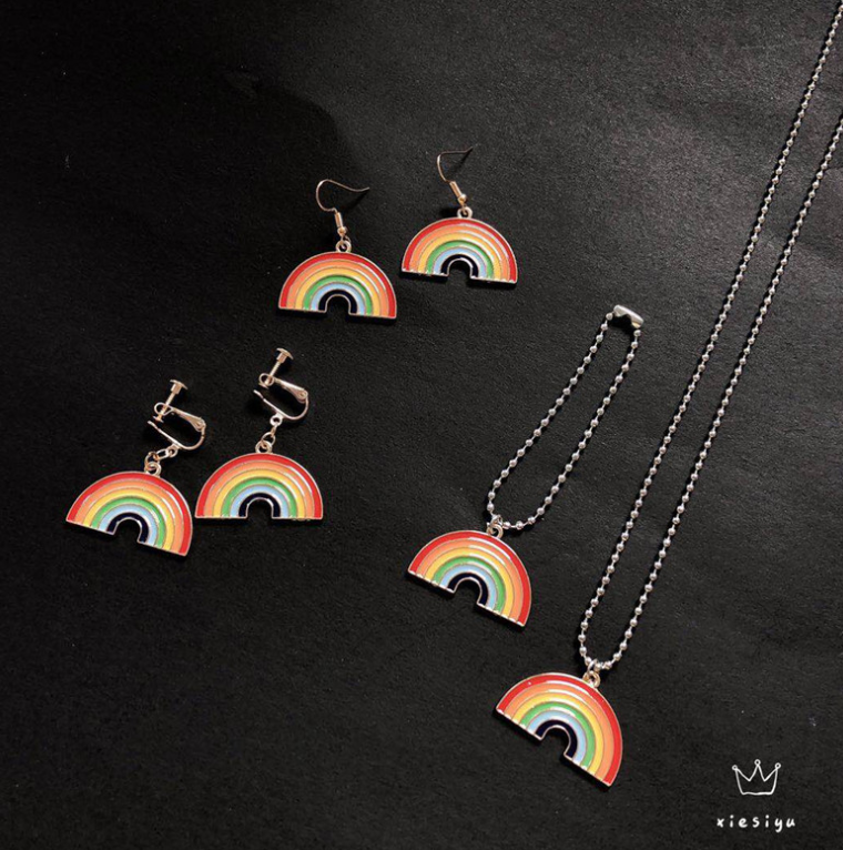 Rainbow necklace